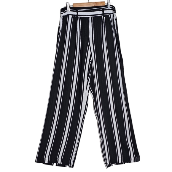 Zac & Rachel Striped Slim-Fit Pull-on Palazzo Pants Size 6 - Picture 5 of 7